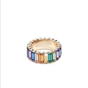 Baublebar Alidia rainbow ring in multi.